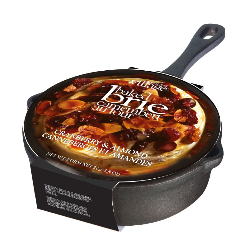 Gourmet du Village, Gourmet Cheese Nacho Baked Dip in 8 Cast Iron Skillet, New