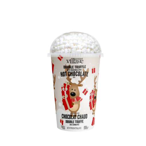 Gobelet de chocolat chaud renne