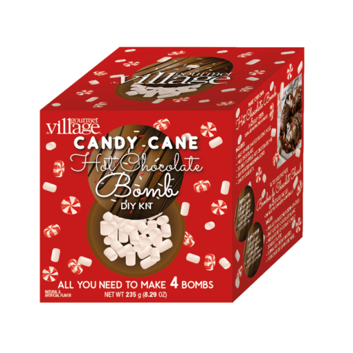 Candy Cane Hot Chocolate Bomb DIY Kit - Heat Sensitive - CURRENTLY UNAVAILABLE IN THE USA