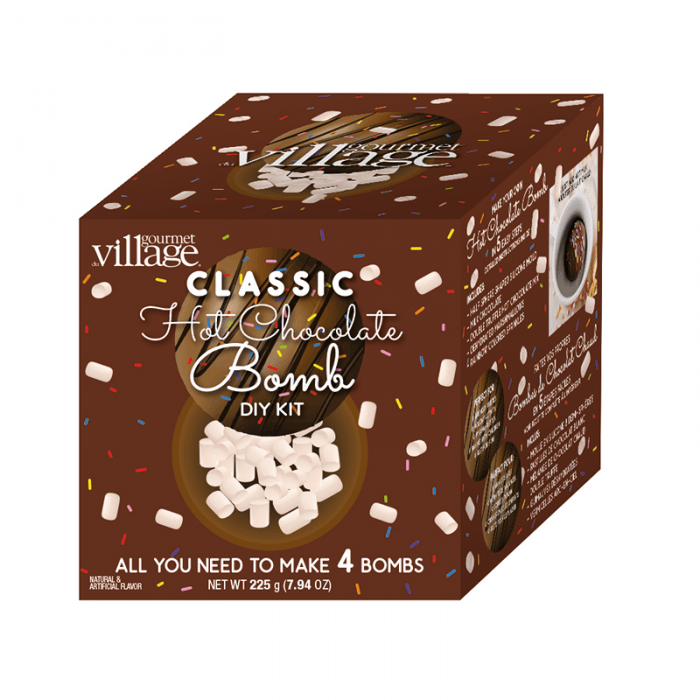 Classic Hot Chocolate Bomb DIY Kit Heat Sensitive Gourmet du Village