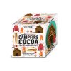 Cube de chocolat chaud feu de camp