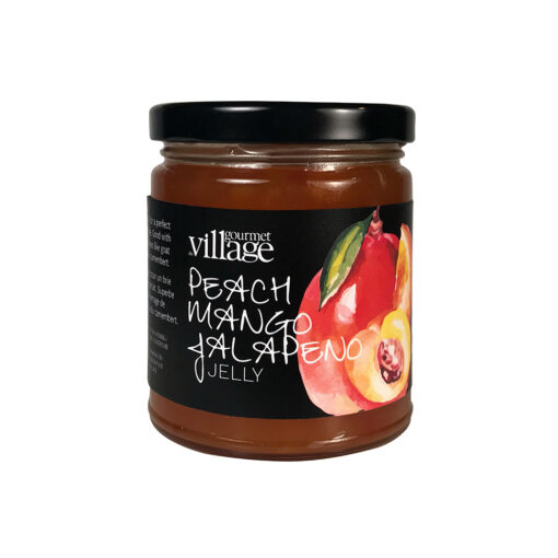 Gelée de pêche, mangue et jalapeno