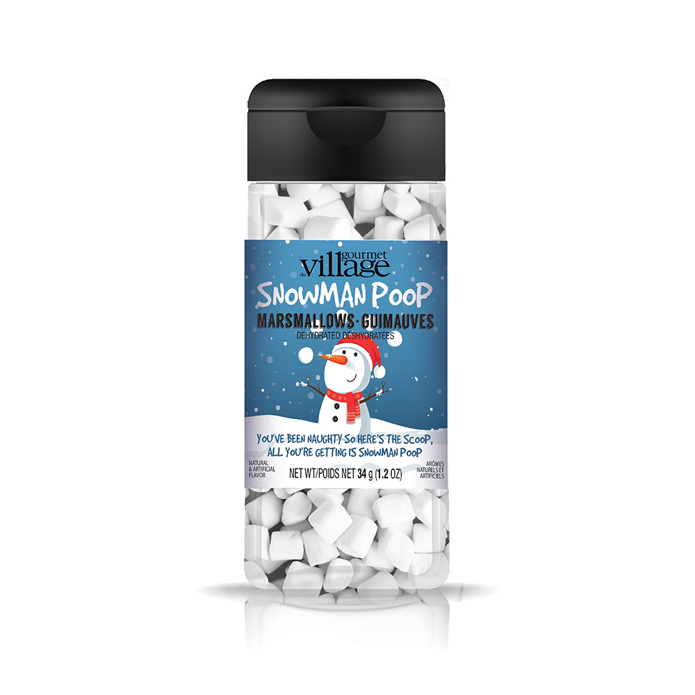 Marshmallow Snowman - Set of 12, Gourmet Candy