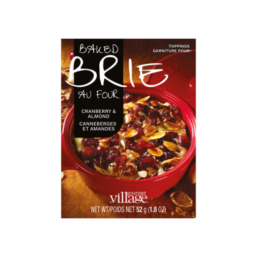 Garniture pour brie canneberges et amandes