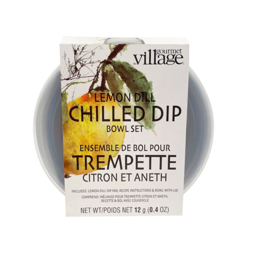 Ensemble de bol pour trempette citron et aneth