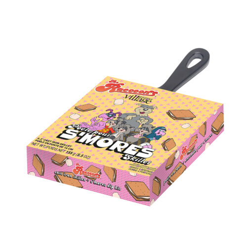 Poêlon en fonte avec trempette S’mores ''La gang''