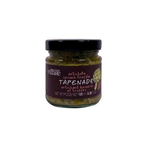 Tapenade d'artichauts, épinards et truffe