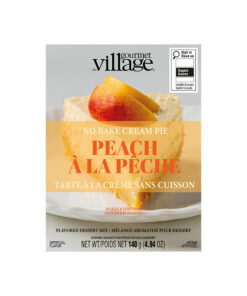 Tarte à la crème sans cuisson à la pêche