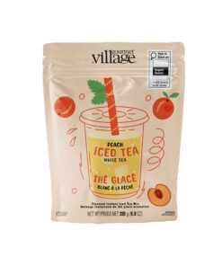 Thé glacé blanc à la pêche